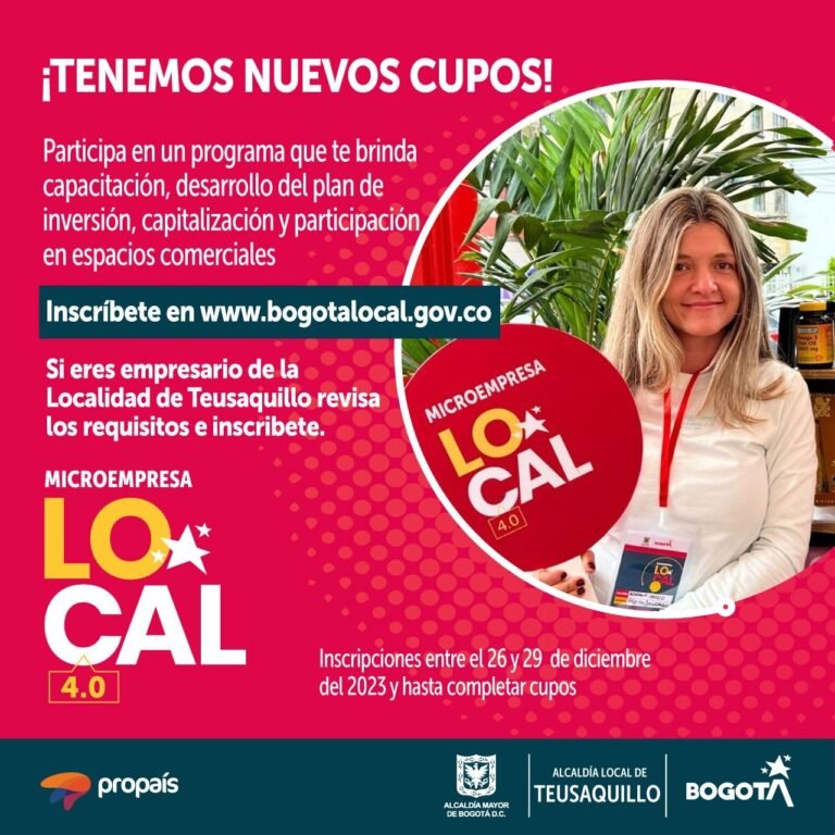 ¡Atención empresarios de Teusaquillo!