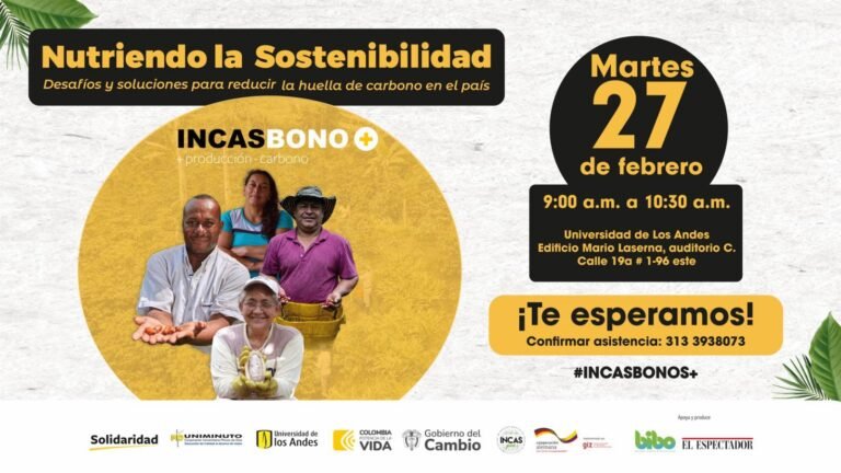 BIBO e INCAS GLOBAL+ dialogarán sobre los desafíos y soluciones para reducir la huella de carbono en el país