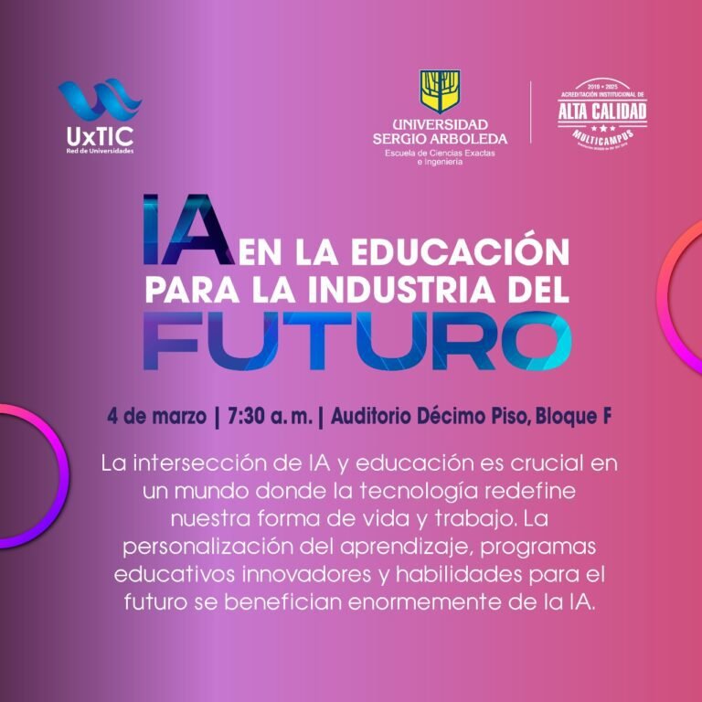 ¿Inteligencia Artificial – IA en la Educación para la Industria del Futuro?