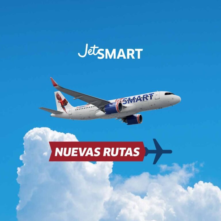 JetSMART Airlines sigue creciendo y anuncia 8 nuevas rutas en Colombia