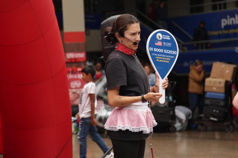 La OIM llegó con #tuvidacambia a Bogotá para luchar contra la trata de personas 