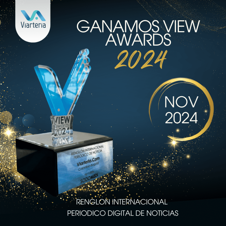 Viarteria.com ganamos el Premio View Awards 2024 en la Categoría medio internacional de noticias