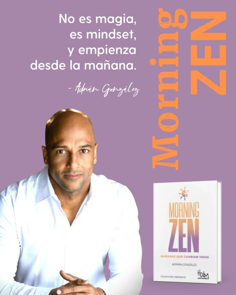 Adrián González presenta en Colombia su libro “Morning Zen: Mañanas que Cambian Vidas”