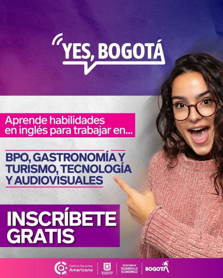 Aprenda inglés gratis y consiga empleo: así es ‘Yes, Bogotá’, el nuevo programa de formación laboral creado por el Distrito