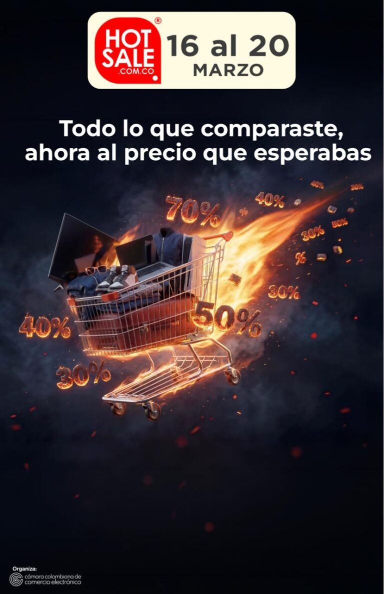 Más de 80 marcas participan en el Hot Sale 2026 Colombia  con descuentos de hasta el 70%.