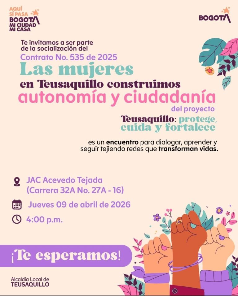 Las mujeres en Teusaquillo construimos autonomía y ciudadanía