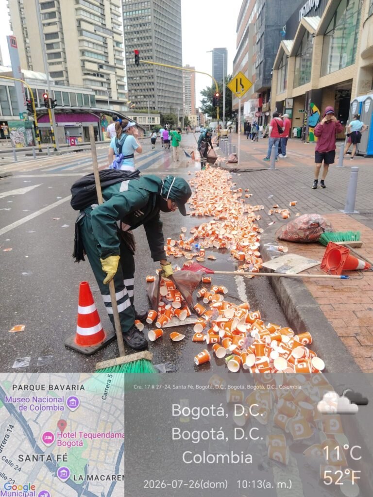 Tras la Media Maratón de Bogotá, Promoambiental Distrito retiró cerca de cinco toneladas de residuos